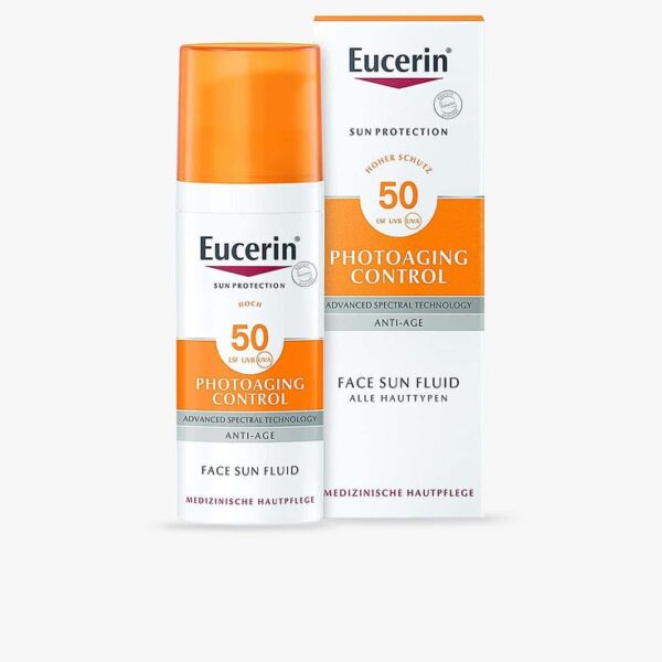 Eucerin Sun Protection Photoaging Control Fluide Solaire Anti-Âge Spf50 – 50ml