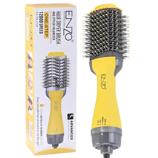 ENZO EN-4129 One-Step Styler 2-en-1 Brosse & Sèche-Cheveux