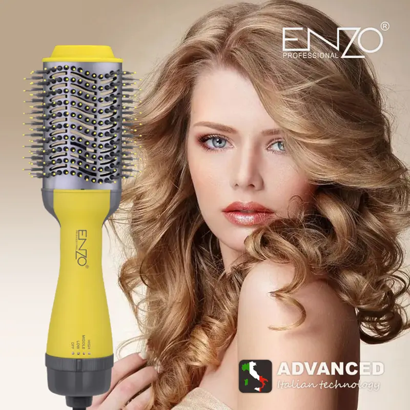 ENZO EN-4129 One-Step Styler 2-en-1 Brosse & Sèche-Cheveux – Image 2