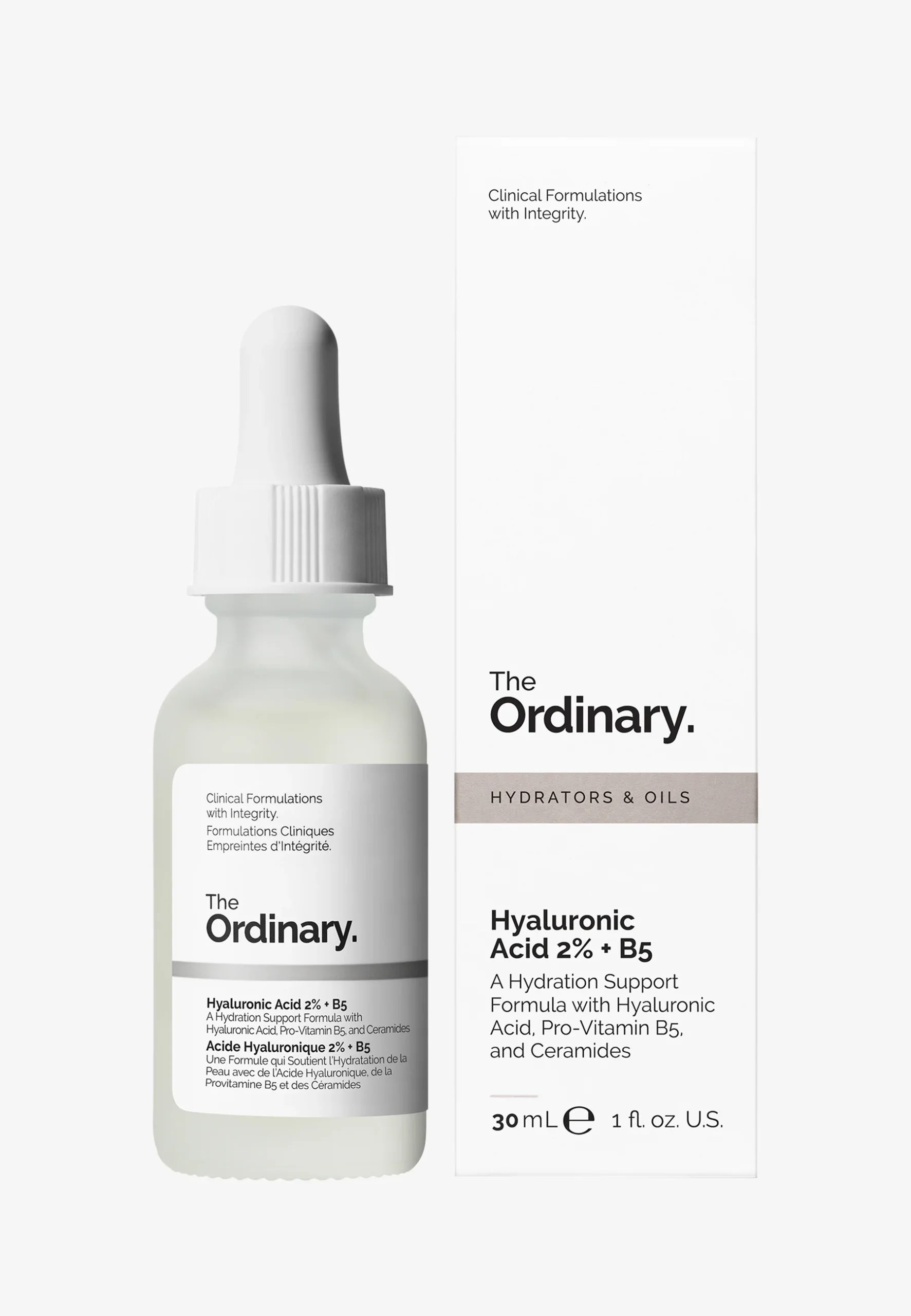 THE ORDINARY Acide Hyaluronique 2% + B5 (avec Céramides) 30 ML