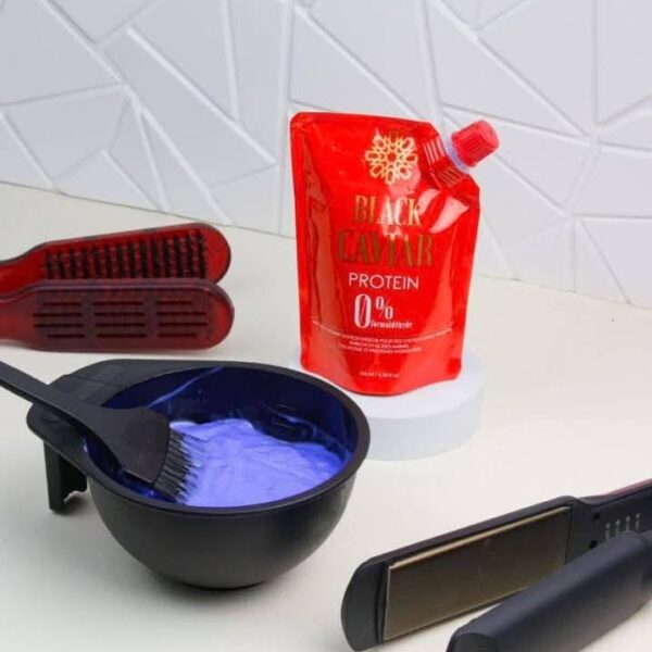 Lissage Brésilien Black Caviar Protein 0% Formaldéhyde – 135ml