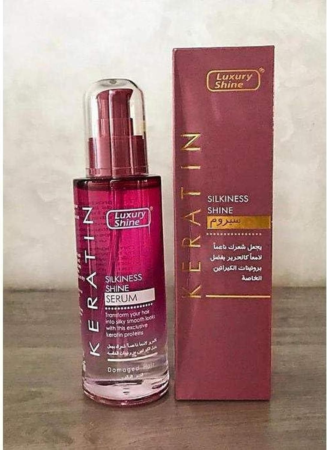 Sérum de brillance luxueux à la kératine – Soin intensif pour des cheveux brillants – Image 3