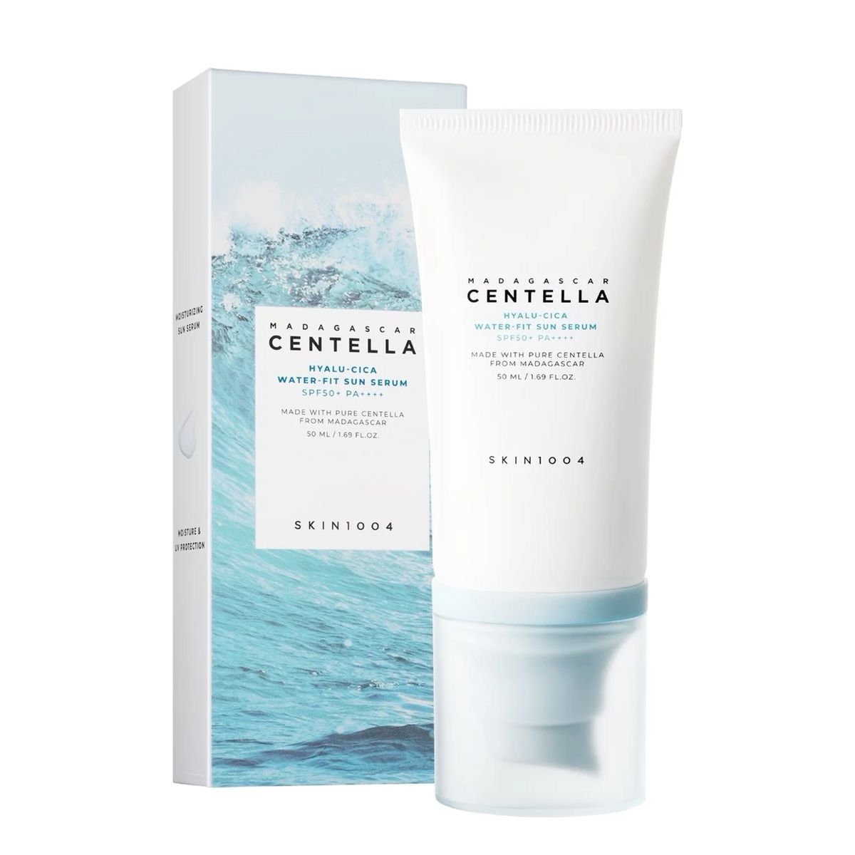 SKIN1004 - MADAGASCAR CENTELLA HYALU-CICA WATER-FIT SUN SERUM SPF50ML – Image 2